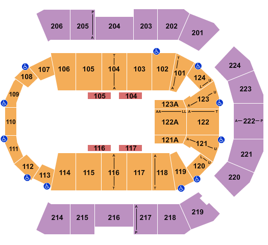 Spokane Arena Jurassic World Seating Chart