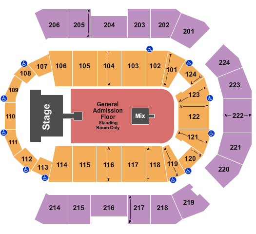 Spokane Arena Khalid Seating Chart