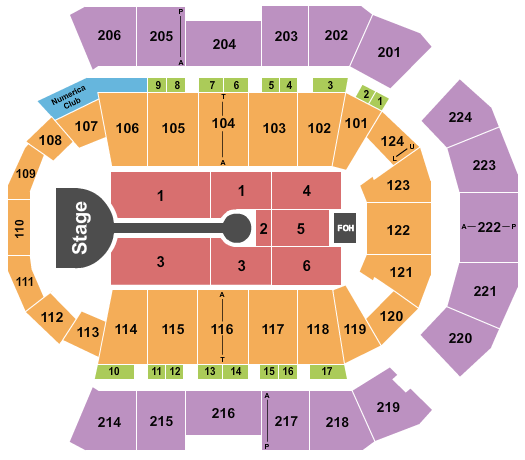Spokane Arena Lauren Daigle Seating Chart