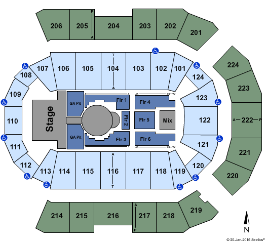 Spokane Arena Luke Bryan Seating Chart