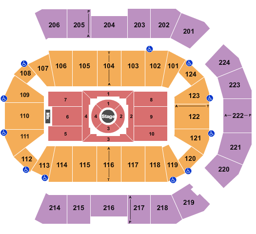 Numerica Veterans Arena Nate Bargatze Seating Chart