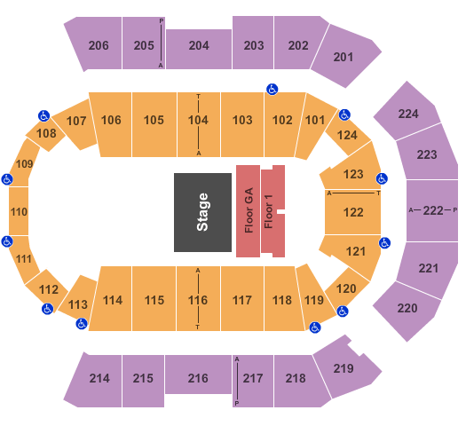 Spokane Arena Neil Young Seating Chart