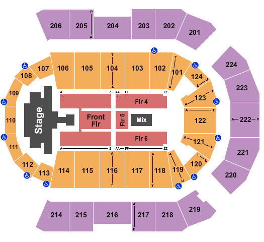 Spokane Arena Scorpions Seating Chart