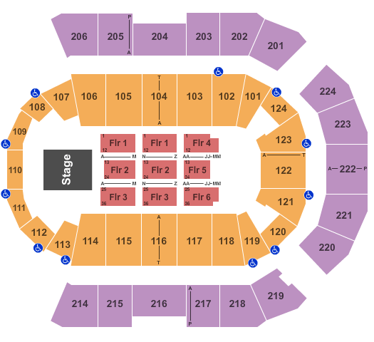 Spokane Arena Theresa Caputo Seating Chart