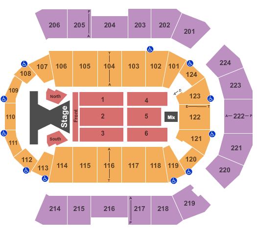 Spokane Arena Tim McGraw Seating Chart