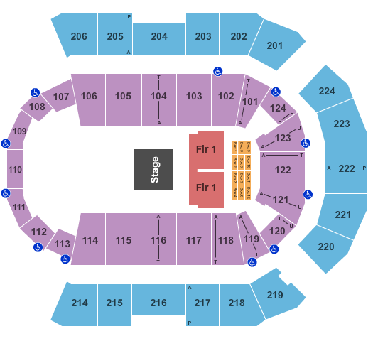 Spokane Arena Daniel Tosh Seating Chart