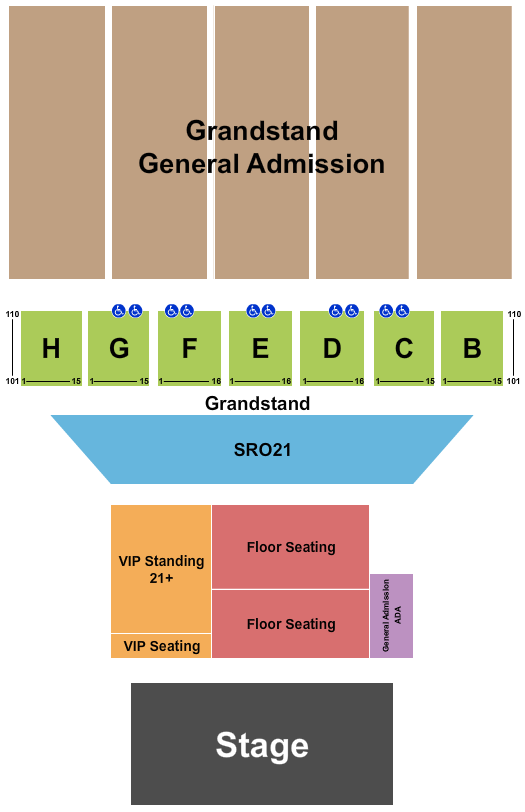 Spokane County Fair & Expo Center Endstage 6 Seating Chart