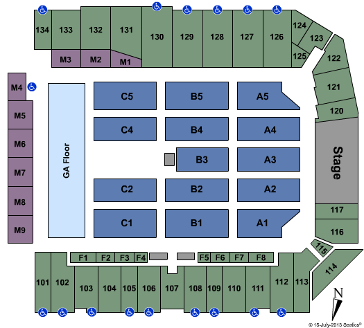 Children's Mercy Park Flatlands Music Festival Seating Chart