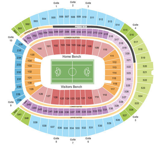 Empower Field At Mile High Lacrosse Seating Chart