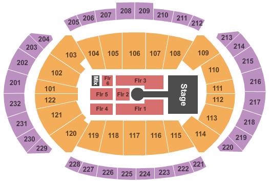 T-Mobile Center AC/DC Seating Chart