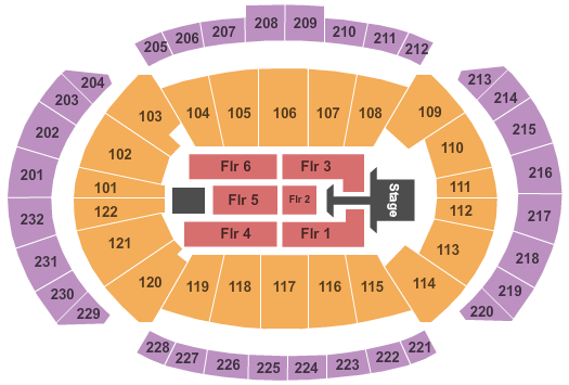 T-Mobile Center Ariana Grande Seating Chart
