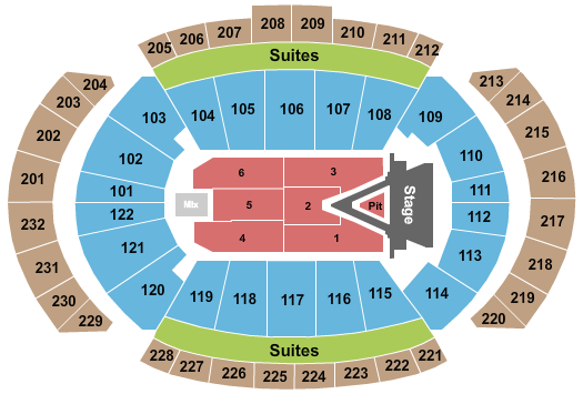 T-Mobile Center Aerosmith 2023 Seating Chart