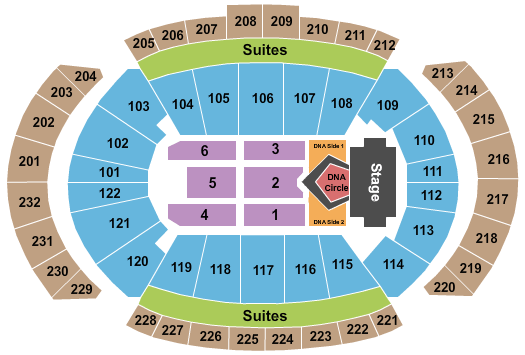 T-Mobile Center Backstreet Boys Seating Chart