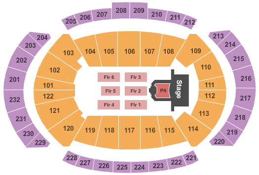 T-Mobile Center Bad Boy Family Reunion Seating Chart