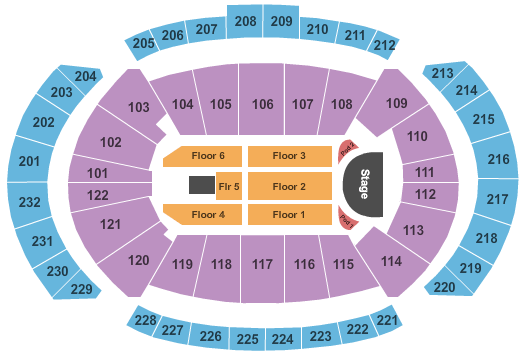 T-Mobile Center Billy Joel Seating Chart