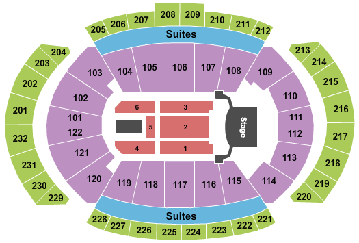 T-Mobile Center Celine Dion Seating Chart