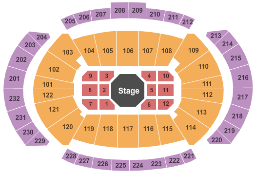 T-Mobile Center Chris Brown Seating Chart