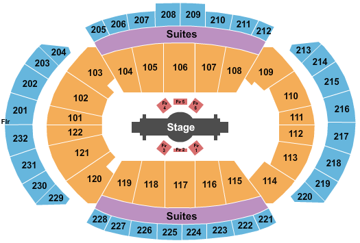 T-Mobile Center Cirque - Corteo Seating Chart