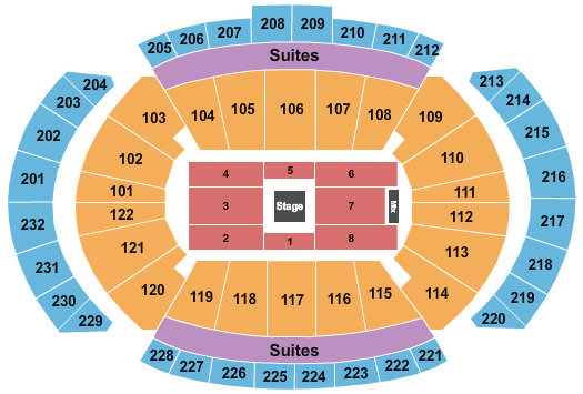 T-Mobile Center Dave Chappelle Seating Chart