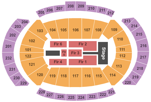 T-Mobile Center Demi Lovato Seating Chart