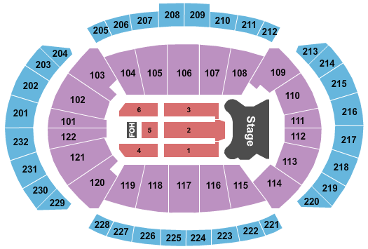 Sprint Center Floor Seating Chart