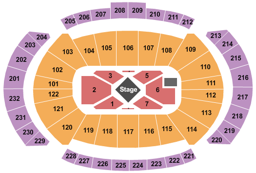 T-Mobile Center George Strait Seating Chart