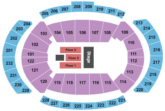 T-Mobile Center Gloria Trevi Seating Chart