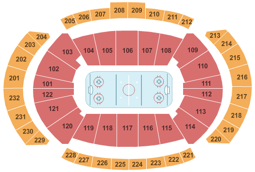 T-Mobile Center Hockey Seating Chart