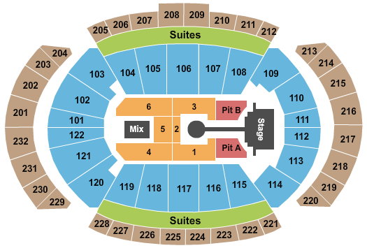 T-Mobile Center Imagine Dragons 2 Seating Chart