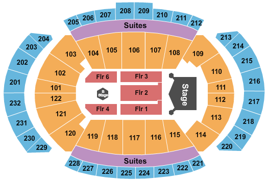 T-Mobile Center KISS Seating Chart