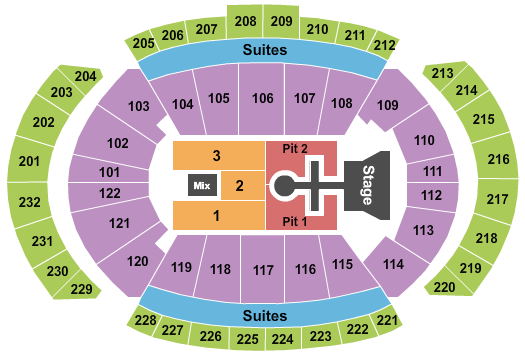 T-Mobile Center Kingdom Tour Seating Chart