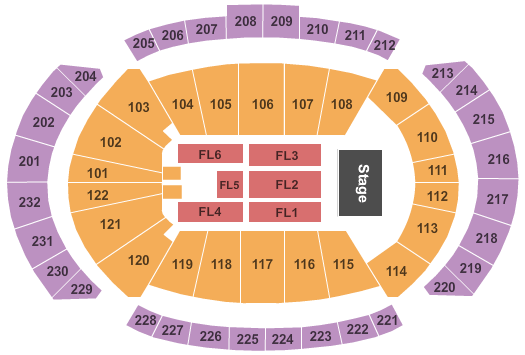 T-Mobile Center Louis CK Seating Chart