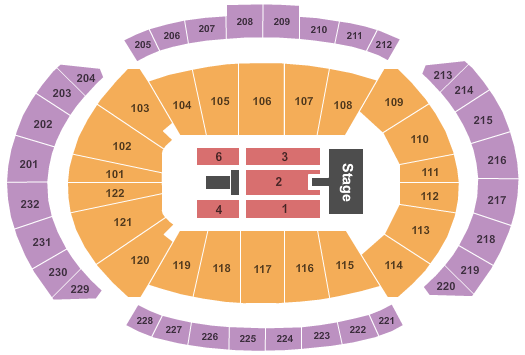 T-Mobile Center Mary J. Blige Seating Chart