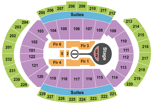T-Mobile Center Michael Buble Seating Chart