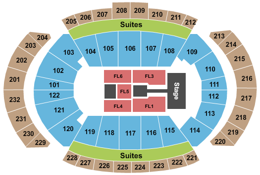 T-Mobile Center Michael Buble-2 Seating Chart