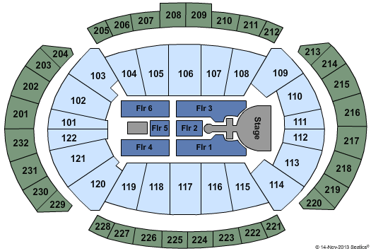 T-Mobile Center Miley Cyrus Seating Chart