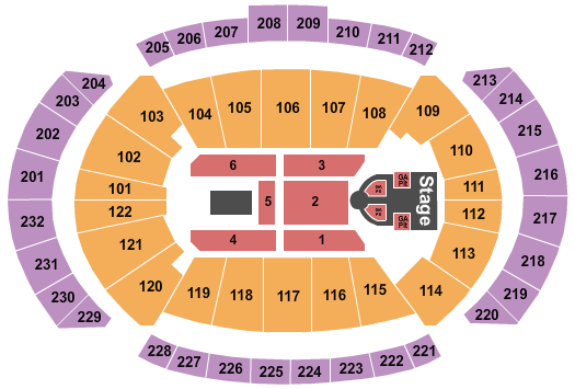 T-Mobile Center Nicki Minaj Seating Chart