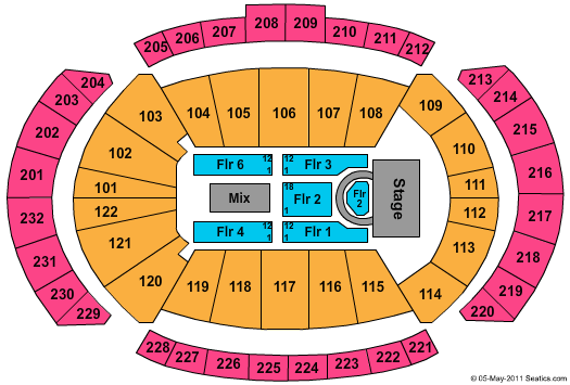 T-Mobile Center R. Kelly Seating Chart
