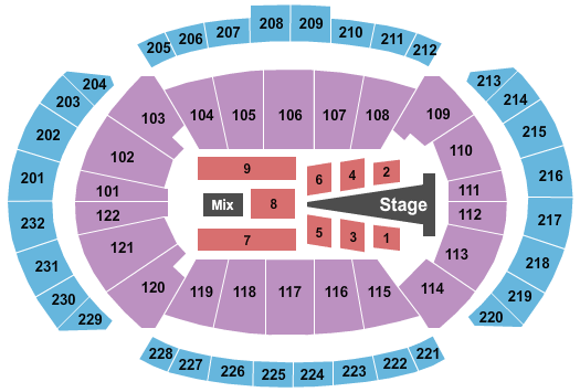 T-Mobile Center Sam Smith Seating Chart