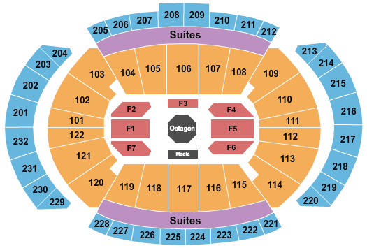 T-Mobile Center UFC Seating Chart