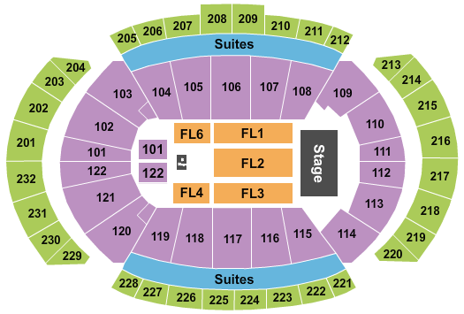 T-Mobile Center Weezer Seating Chart