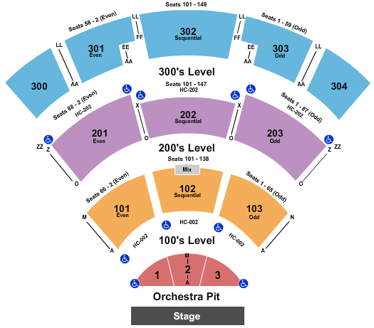 st augustine amphitheater seating chart