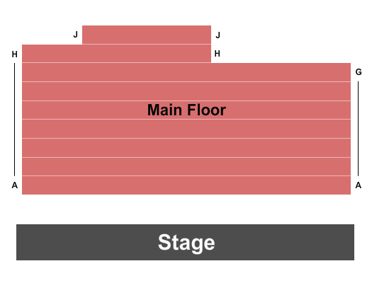 St. Germain Stage at The Blatt Center End Stage Seating Chart