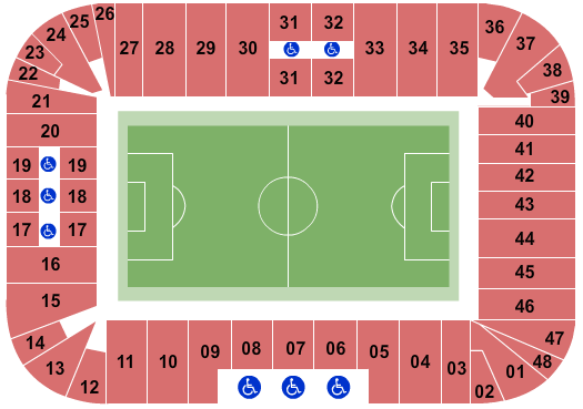 St. Mary's Stadium Soccer Seating Chart
