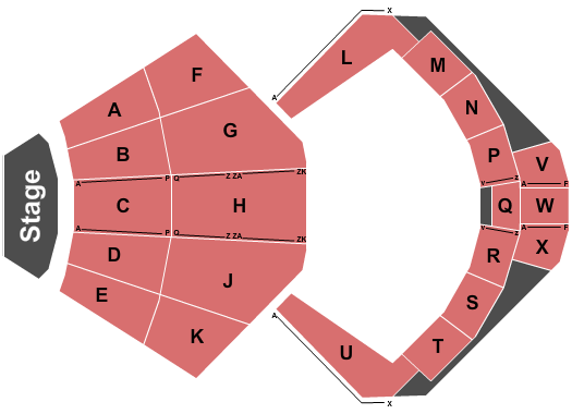 The St. Paul's Baptist Church End Stage Seating Chart