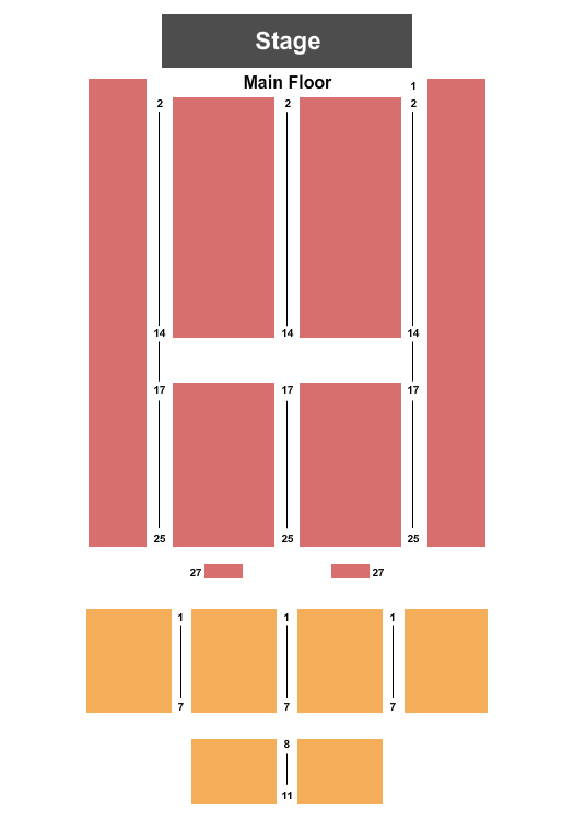 St. Paul's United Church of Christ End Stage Seating Chart