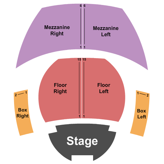 Stable Hall Endstage Reserved Seating Chart