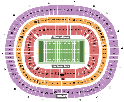 New Orleans Saints vs. Pittsburgh Steelers