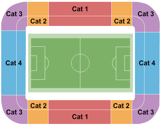 Stade de Hainaut Soccer Seating Chart