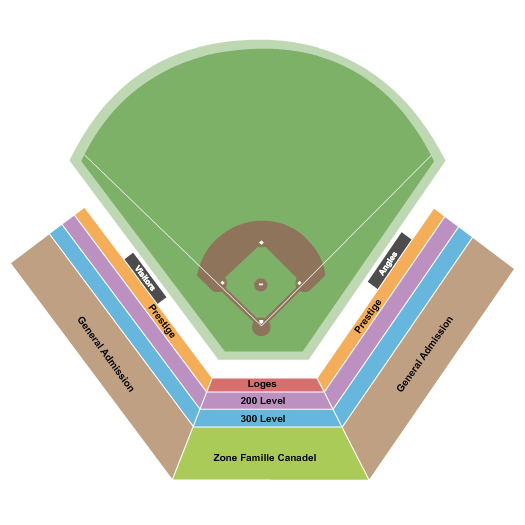 Stade Quillorama Baseball Seating Chart